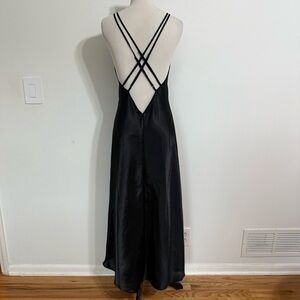 Victoria's Secret Black Backless Dress